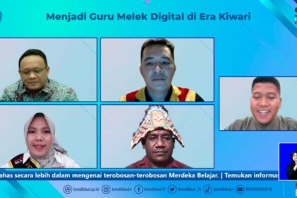 disampaikan Kepala Pusat Data dan Teknologi Informasi (Pusdatin) Kemendikbudristek, Muhammad Hasan Chabibie, dalam webinar Silaturahmi Merdeka Belajar (SMB) berjudul “Menjadi Guru Melek Digital di Era Kiwari”