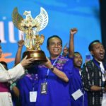 Provinsi Maluku menjadi Juara Umum Pesta Paduan Suara Gerejani (Pesparani) Katolik Nasional III.