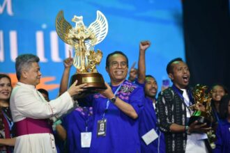 Provinsi Maluku menjadi Juara Umum Pesta Paduan Suara Gerejani (Pesparani) Katolik Nasional III.