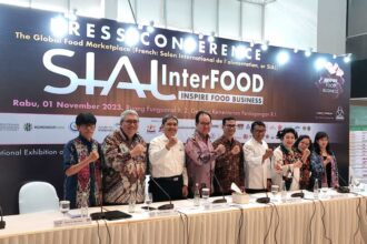 Prescon Pembukaan SIAL Interfood 2023 yang berlangsung di Kementerian Perdagangan. Foto: IPOL.ID