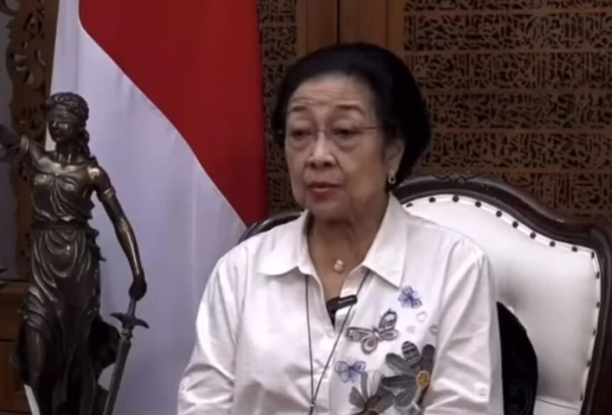 Ketua Umum PDIP, Megawati Soekarnoputri meminta agar ketua DPD PDIP di 18 provinsi agar menjaga perolehan suara di pileg 2024.(foto Instagram)