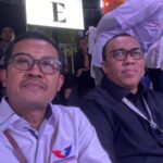 Sekjen DPP Perindo, Ahmad Rofiq dalam acara debat capres di kantor KPU RI.(foto dok pribadi)