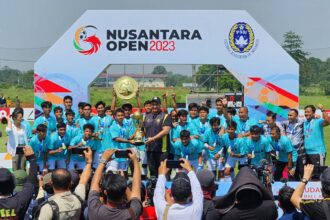 Persib juara Gelaran Nusantara Open 2023 yang digelarGarudayaksa Football Academy, Bekasi, Jawa Barat, pada Kamis (21/12). foto/IST