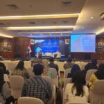 Konferensi Pers Hasil Survei IKK 2023digelar secara hibrida di Auditorium Kementerian Perdagangan, Jakarta. Foto/IST