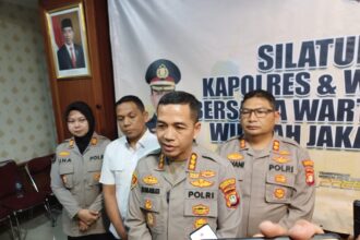 Kapolres Metro Jakarta Timur, Kombes Pol Leonardus Simarmata dan jajaran.