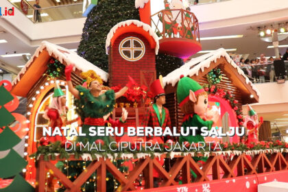 Natal Seru Berbalut Salju di Mal Ciputra Jakarta