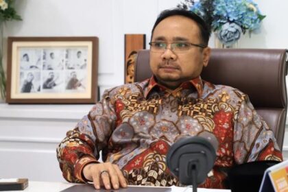 Menag Yaqut Cholil Qoumas menyampaikan ucapan selamat kepada umat Kristiani yang merayakannya. Foto: Kemenag