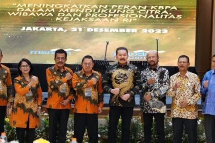 Keluarga Besar Purna Adhyaksa (KBPA) memperingati HUT ke-57 di Badiklat Kejaksaan, Kamis (21/12). Foto: Istimewa