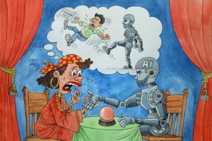Karikatur. AI, sahabat atau musuh?