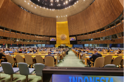 Indonesia berhasil menginisiasi diadopsinya Resolusi berjudul “Promoting Creative Economy for Sustainable Development” secara konsensus pada Sidang Majelis Umum (SMU) ke-78 PBB di New York. Foto: Kemlu
