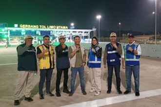 Kepala Badan Pertanahan Nasional (BPN) Kota Depok Indra Gunawan menyampaikan apresiasi yang setinggi-tingginya atas dukungan masyarakat dengan pembangunan jalan Tol Cijago. Foto: BPN Depok