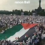 Salah satu aksi bela Palestina di Bali Indonesia.