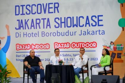 Hotel Borobudur Jakarta berkolaborasi dengan Pemerintah Provinsi DKI Jakarta menggelar "Discover Jakarta Showcase", yang didukung oleh Bank Artha Graha Internasional, pada Sabtu (9/12). Foto: Ist