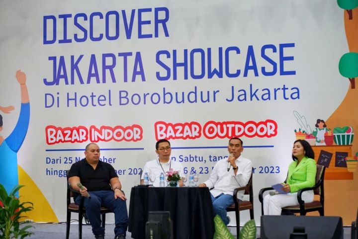 Hotel Borobudur Jakarta berkolaborasi dengan Pemerintah Provinsi DKI Jakarta menggelar "Discover Jakarta Showcase", yang didukung oleh Bank Artha Graha Internasional, pada Sabtu (9/12). Foto: Ist