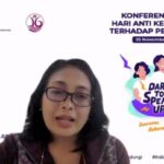 Tampak talk show ‘Perlindungan Perempuan dari Segala Bentuk Kekerasan’ di Perpustakaan Nasional Republik Indonesia pada Jumat (1/12). Kegiatan ini dalam rangka menyambut peringatan 16 Hari Anti Kekerasan terhadap Perempuan (HAKtP) yang berlangsung dari tanggal 25 November hingga 10 Desember 2023. Foto: ist
