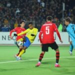 Abdulrahman Ghareeb selamatkan Al Nassr dari kekalahan saat lawan Istiklol dalam laga Grup E Liga Champions Asia di Stadion Respublikanskiy. (Dok. Al Nassr)