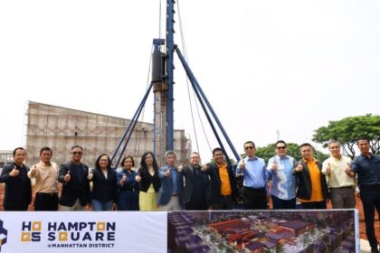 Para direksi Paramount Land dan tenant yang sudah bergabung di Hampton Square