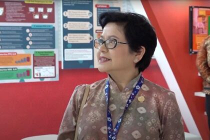 Ketua Dewan Audit OJK Sophia Wattimena saat menghadiri Pembukaan Integrity Expo 2023, yang diselenggarakan oleh Komisi Pemberantasan Korupsi (KPK) pada 12-13 Desember 2023 di Jakarta, Selasa. Foto: OJK