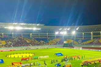 Ilustrasi pertandingan FIFA World Cup U-17 2023 yang digelar di Stadion Manahan, Solo. Foto: PLN