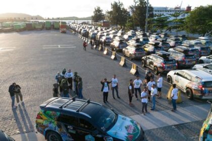 Pajero Sport Family (PSF) melakukan touring terpanjang tanpa sirine dan strobo sekaligus berhasil mengukir sejarah di dunia otomotif Tanah Air pada 21-24 Desember 2023 di Sari Ater Campervan Park, Subang, Jawa Barat, belum lama ini. Foto: Pajero Sport Family
