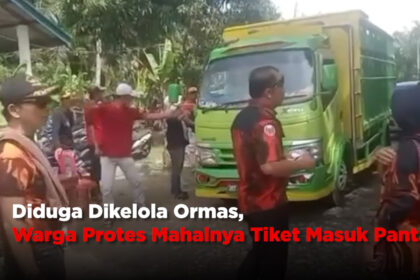 Diduga Dikelola Ormas, Warga Protes Mahalnya Tiket Masuk Pantai