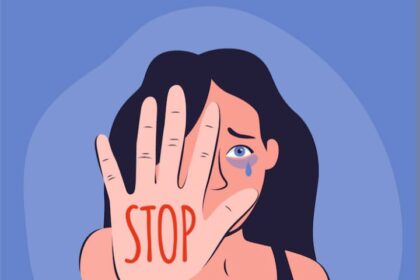 Ilustrasi - Stop tindak kekerasan terhadap perempuan dan anak.