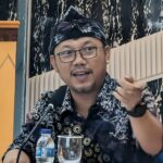 Kepala BPN Kota Depok Indra Gunawan memimpin rapat koordinasi sekaligus membedah DIPA 2024 di aula kantor, Kamis 4 Januari 2024.