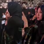 Wanita teriak kata kasar kepada Anies Baswedan viral dimedia sosial. Foto: IG, @kabarnegri (tangkap layar)