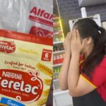 Viral pegawai minimarket dilabrak ibu-ibu karena tidak teliti. Foto: IG, @terang_media (tangkap layar)