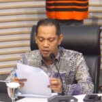 Wakil Ketua KPK, Nurul Ghufron dalam jumpa pers di Gedung Merah Putih KPK, Jumat (12/1/2024). Foto: Tangkap layar YT KPK RI