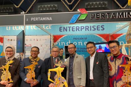 PT Pertamina (Persero) bersama Kementerian Badan Usaha Milik Negara (BUMN) ikut serta dalam ajang pameran wisata terbesar di Belanda, Vakantiebeurs, pada Rabu-Minggu, 10-14 Januari 2024 di Jaarbeurs, Utrecht. Foto: Dok Pertamina