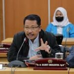 Politisi PDIP, Gilbert menuding Pj Gubernur Heru Budi memperkeruh polemik kampung bayam, Jakut.(foto dok setwan)