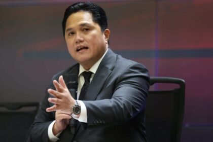 Erick Thohir mengungkap pasangan capres-cawapres yang dipilihnya di Pilpres 2024. (Foto dok PSSI)