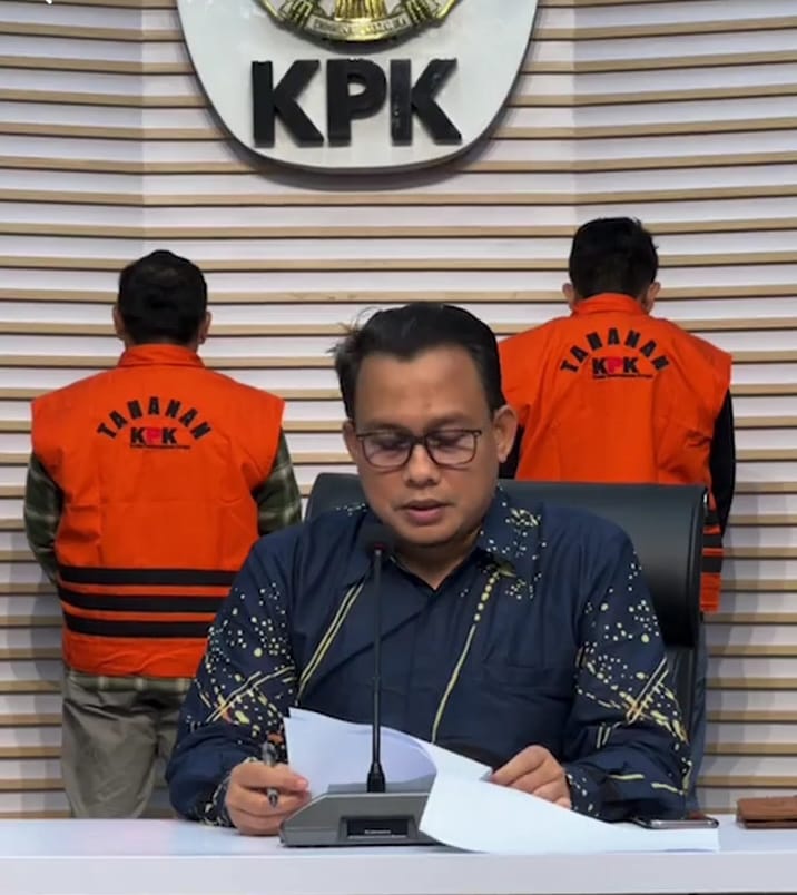 Kabag Pemberitaan KPK, Ali Fikri. Foto: Live streaming YT KPK RI