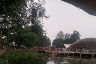 Danau Cipondoh kini lebih modern. Foto/ipol