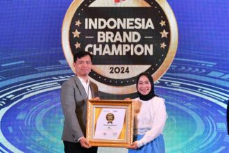 PT Pegadaian meraih penghargaan Indonesia Brand Champion 2024 di ajang The 4th Annual Infobrand Summit 2024. Foto: Ist