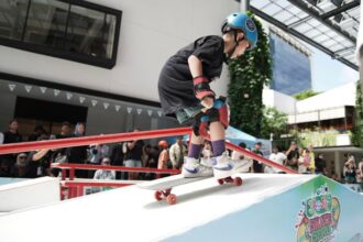 Keseruan Kompetisi skateboard JASJUS Skate Seru