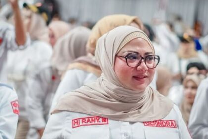 Wakil Ketua DPRD DKI Jakarta dari Fraksi Gerindra DPRD DKI Jakarta, Rani Mauliani disalah satu acara.(foto dok pribadi)