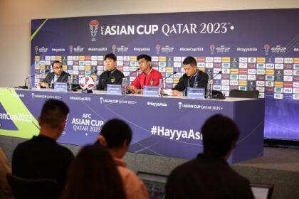 Timnas Indonesia akan menghadapi Australia, pada laga babak 16 besar Piala Asia 2023 di Jassim bin Hamad, Stadium, Minggu (28/1/2024).
