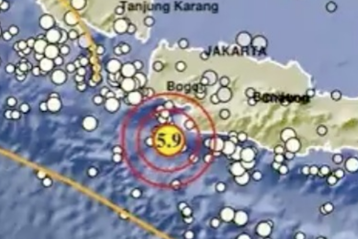Dalam laman resminya, Badan Meteorologi Klimatologi dan Geofisika (BMKG) mengungkapkan, gempa di Bayah, Banten tak berpotensi tsunami. Foto: Tangkapan Layar BMKG