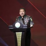 Jaksa Agung Burhanuddin dalam Musyawarah Nasional (Munas) Persaja tahun 2024 yang berlangsung di Bogor, Senin (8/1). Foto: Puspenkum Kejaksaan Agung