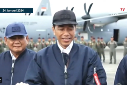 Presiden Jokowi saat menyampaikan presiden dan menteri boleh kampanye dan memihak di Lanud Halim Perdanakusuma, Jakarta Timur, Rabu (24/1/2024). Foto: Tangkapan layar X Kompas TV