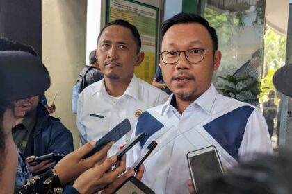 Kepala BPN Kota Depok Indra Gunawan saat memberikan penjelasan terkait program PTSL kepada wartawan. (Foto Dok/BPN Kota Depok)