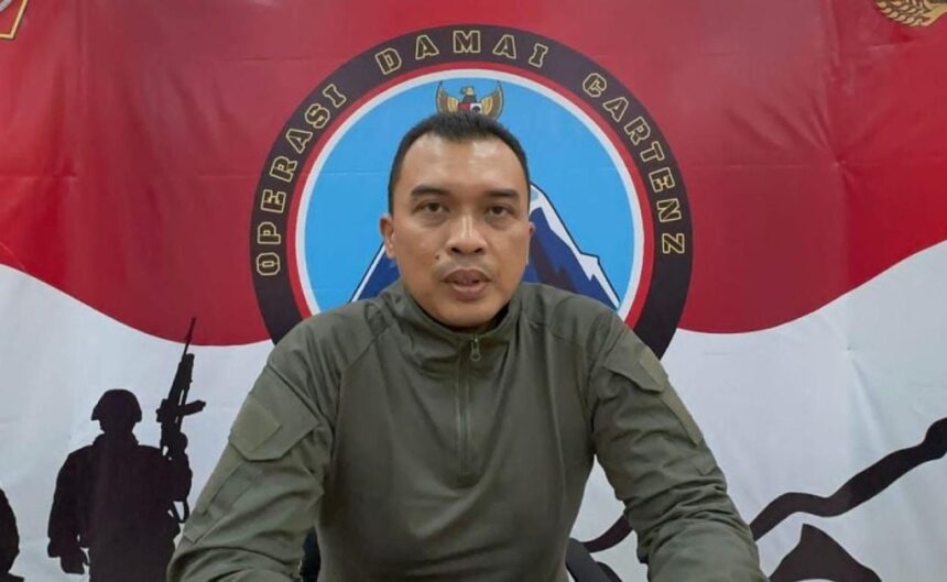 Kasatgas Humas Ops Damai Cartenz AKBP Bayu Suseno, mengatakan, penyerangan oleh KKB Altau pernah dilakukan kepada anggota TNI pada 17 Maret 2019. Foto: Humas Polri