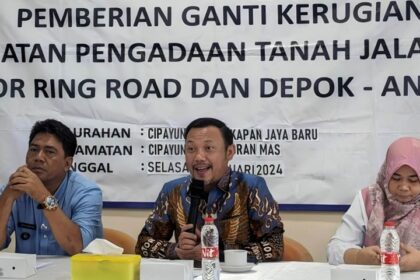BPN Kota Depok, dalam hal ini Kementerian ATR/BPN berkomitmen untuk memastikan bahwa pembangunan ini dilakukan dengan hati-hati, memperhatikan hak-hak masyarakat, dan memberikan manfaat yang maksimal bagi masyarakat. Foto: BPN Kota Depok