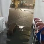 Banjir merendam salah satu Tempat Pemungutan Suara (TPS) yang berlokasi di Jalan Pembangunan I, RT 009/01, Kelurahan Petojo Utara. Foto: Warga setempat/ist