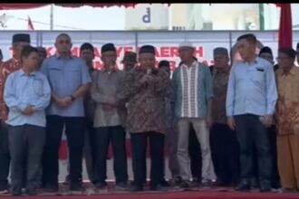 Dukungan Capres dan Wapres nomor urut 02 Prabowo-Gibran dari Forum Ulama Sumatra Barat. Foto: IG, @terang_media (tangkap layar)