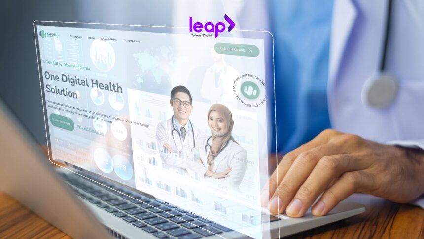 Solusi digital SATUNADI menjadi mitra strategis rumah sakit untuk meningkatkan efektivitas layanan, efisiensi biaya dan menghadirkan transparansi pada sektor kesehatan. Foto: Telkom Indonesia
