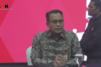 Kepala Bagian (Kabag) Pemberitaan KPK, Ali Fikri. Foto: Live streaming Instagram @kpk_official