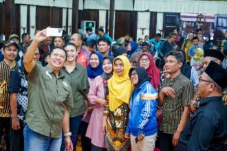 Bamsoet dalam kunjungan hari ke-21 di Dapil-7 Jawa Tengah saat Sosialisasi Empat Pilar MPR RI bersama Persatuan Perangkat Desa RI (PPDRI) Purbalingga, Jawa Tengah, Rabu (7/2/24). Foto/IST